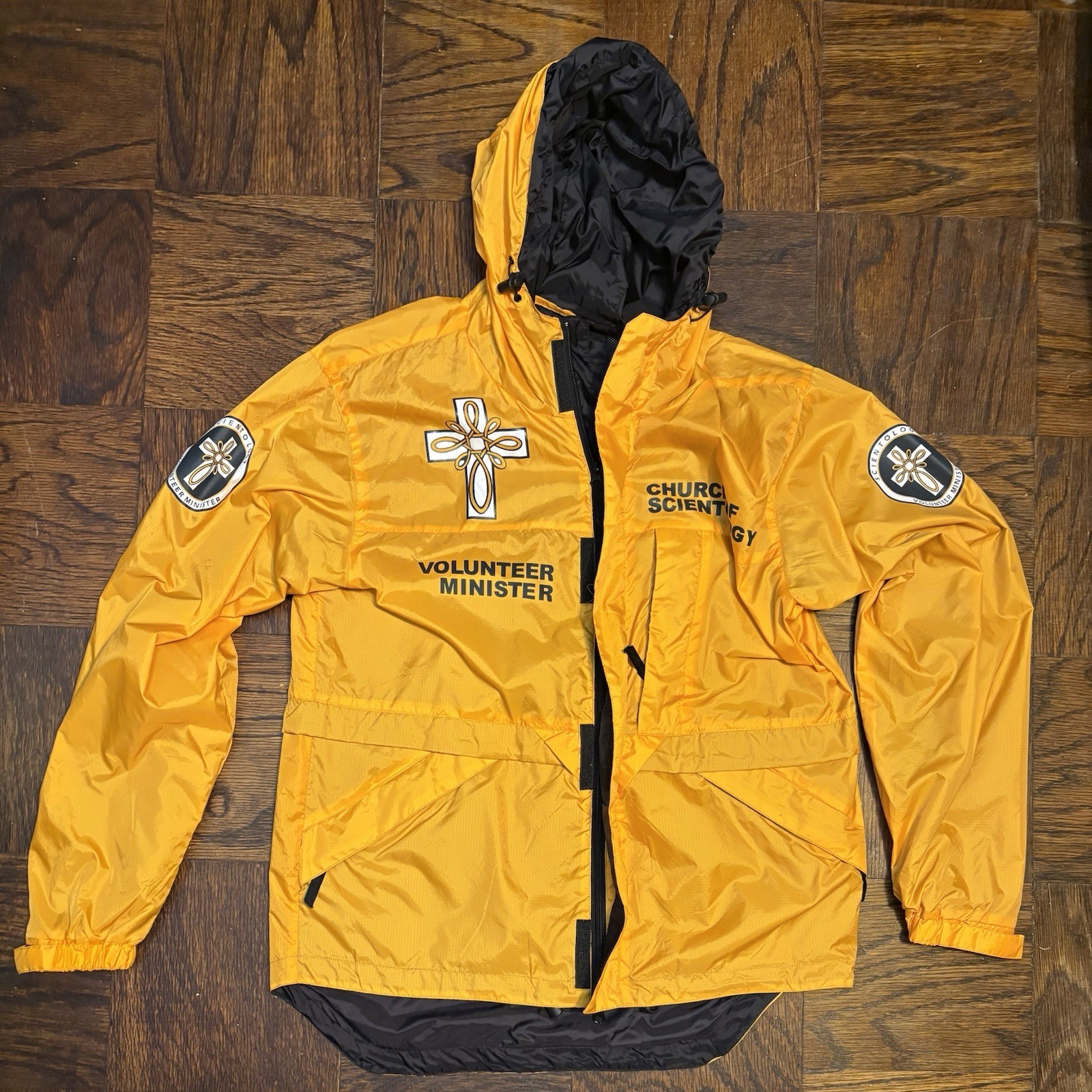 Vintage Flawless Church of Scientology Volunteer Minister Jacket Men’s XL