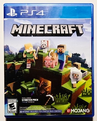 Minecraft (Sony PlayStation 4, 2019) PS4 Tested Starter Pack Edition