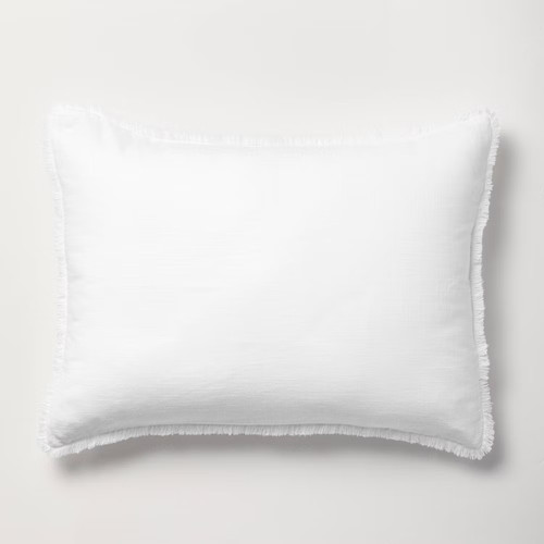 Casaluna 1-Piece Pillow Sham Linen-Blend OEKO-TEX Soft Feel - Picture 6 of 38