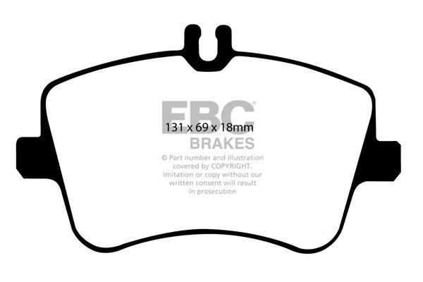 EBC DP41365R BRAKE PAD SET DISC BRAKE Front