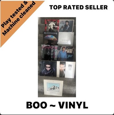 9 x 12'' Vinyl 12'' 80s Singles Bundle All In VG+ Condition Or Better