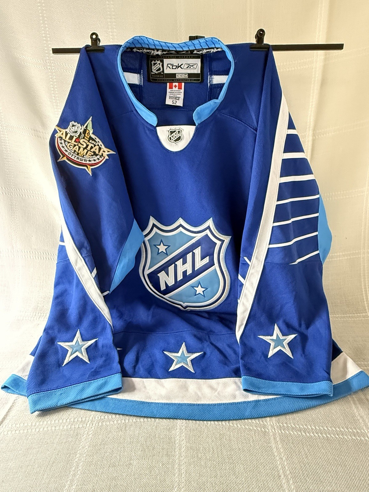 2012 NHL All-Star Game Ottawa Authentic Reebok Jersey 52 Made Canada