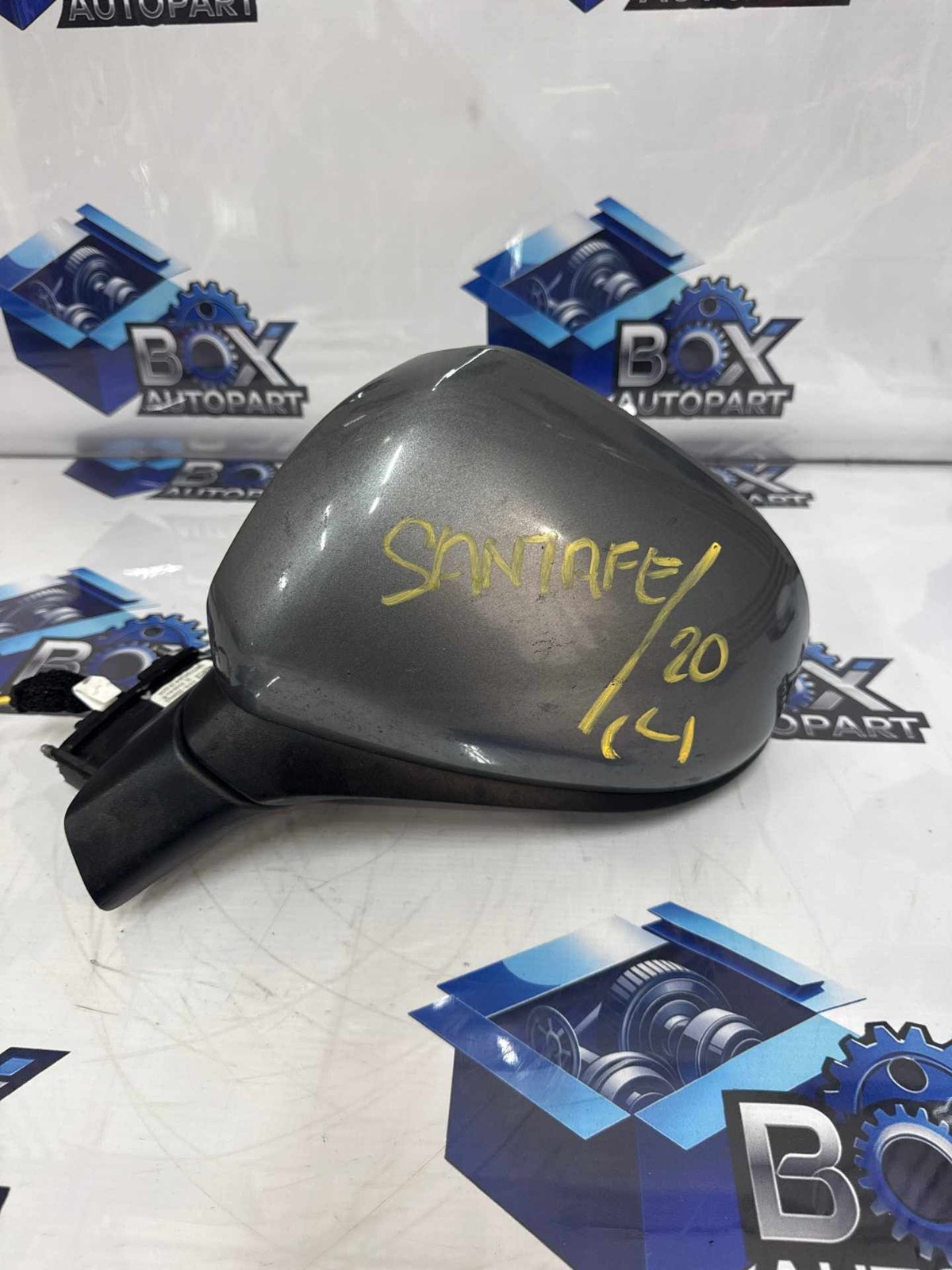 2020-2022 HYUNDAI SANTA FE Door Mirror Left Driver Side GRAY - S2C OEM