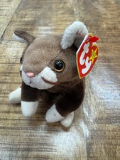 Ty Beanie Baby POUNCE the Cat 1997 with Tag Errors - RARE and RETIRED 