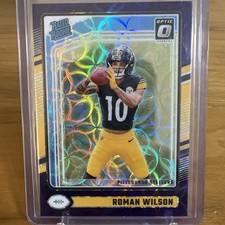 2024 Panini Donruss Optic - Rated Rookie Roman Wilson #285 Purple Scope Prizm...