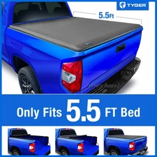 Fit 2014-2021 Toyota Tundra 5.5' Bed Soft Roll-up Tonneau Cover TYGER T1