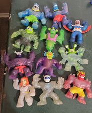 Heroes of Goo Jit Zu Lot Action Figures Stretch Toys Used