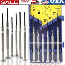6 PCS Precision Screwdriver Set Eyeglass Repair Kit Mini Flat Philips Head Tools