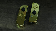 Upgraded Gold Nintendo Switch Custom Joy-Cons...