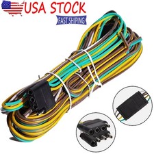 25 4 Pin Flat Trailer Wiring Harness Kit Wishbone Style For Trailer Tail Lights