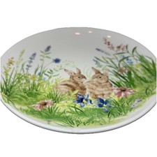 NEW (Other) Adorable Bunny And Flower Themed Tabletop Plate—SHIPS IN 24 HRS!