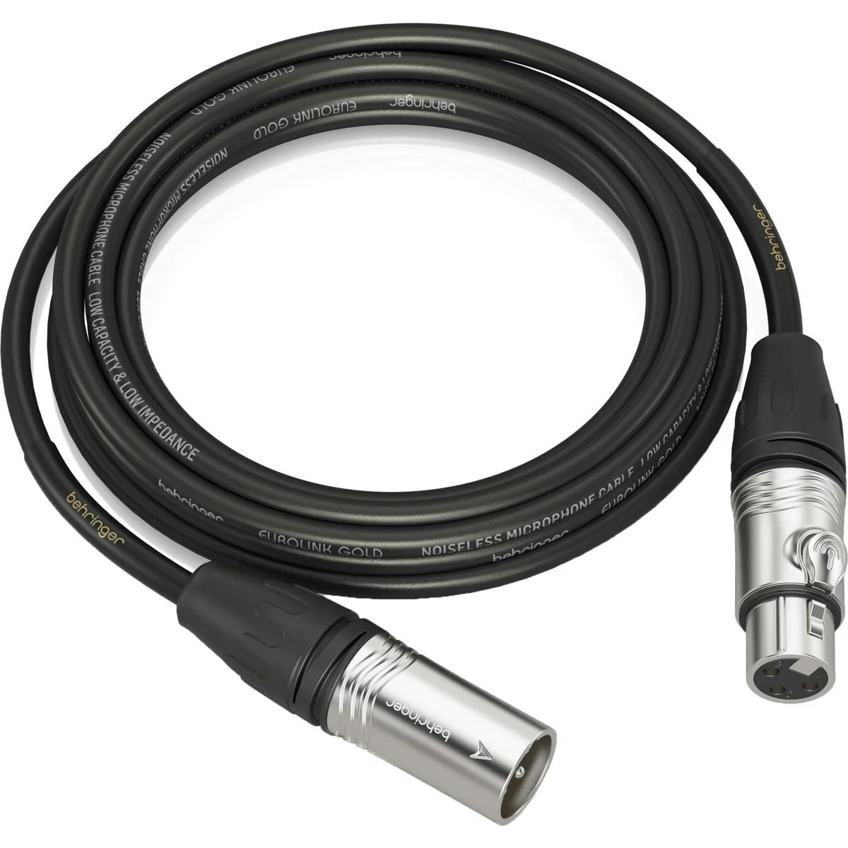 Микрофонный кабель Behringer GMC-600 197 Gold Performance от разъема XLR к разъему XLR для подключения микрофона 3390₽