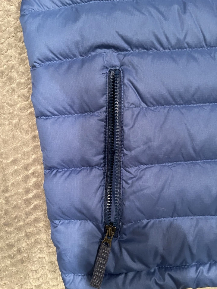 Boys XXL 16-18 Patagonia Blue Down Sweater Zip Up Jacket - Image 4 of 4