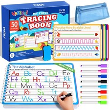 Preschool Learning Activities, Tracing Books for Kids Ages 3 , Toddler Handwr...