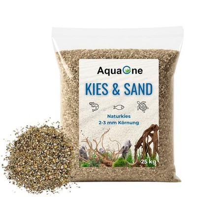 25 Kg Naturkies beige mittel ''Premium Qualität'' 1-2 mm Bodengrund Aquarium Kies