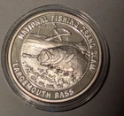 North American Fishing Largemouth Bass .999 Fine Silver Proof 1oz Grand Slam