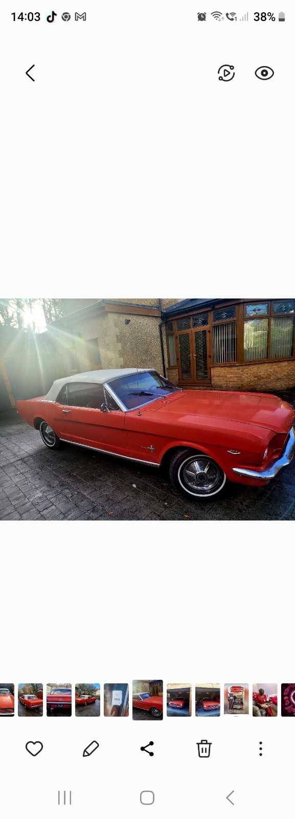 1965 Mustang Convertible 289 V8