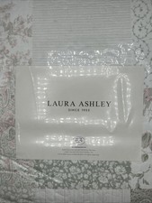 New Laura Ashley Full/Queen Celina Patchwork Quilt Set Pink