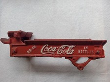 VINTAGE COCA COLA MODEL CAST IRON HORSE DRAWN WAGON FRAME FOR PARTS OR REPAIRS