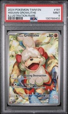 Hisuian Growlithe 181/167 Sv06: Twilight Masquerade Holo PSA 9 on eBay