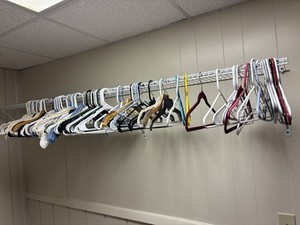 112 Various Clothing Hangers Lot. All Adult Size Hangers