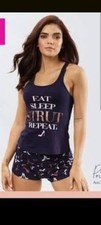 Eat Sleep Strut Repeat Pajamas Ann Summers M