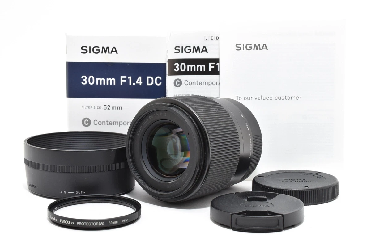 F/1.4 Camera Lenses for Sigma 30mm Focal for sale | eBay
