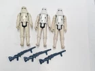 3x Hoth Stormtrooper 1980 Star Wars Near Complete ESB Figure lot Snowtrooper