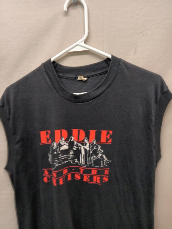 VTG 1983 Eddie and the Cruisers Movie Shirt Rock Film Promo Muscle Tank Top  XL