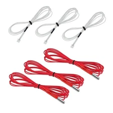 6pcs NTC Thermistor 100K and Heater Cartridge 24V 40W 1Meter 3D Printer Acces...