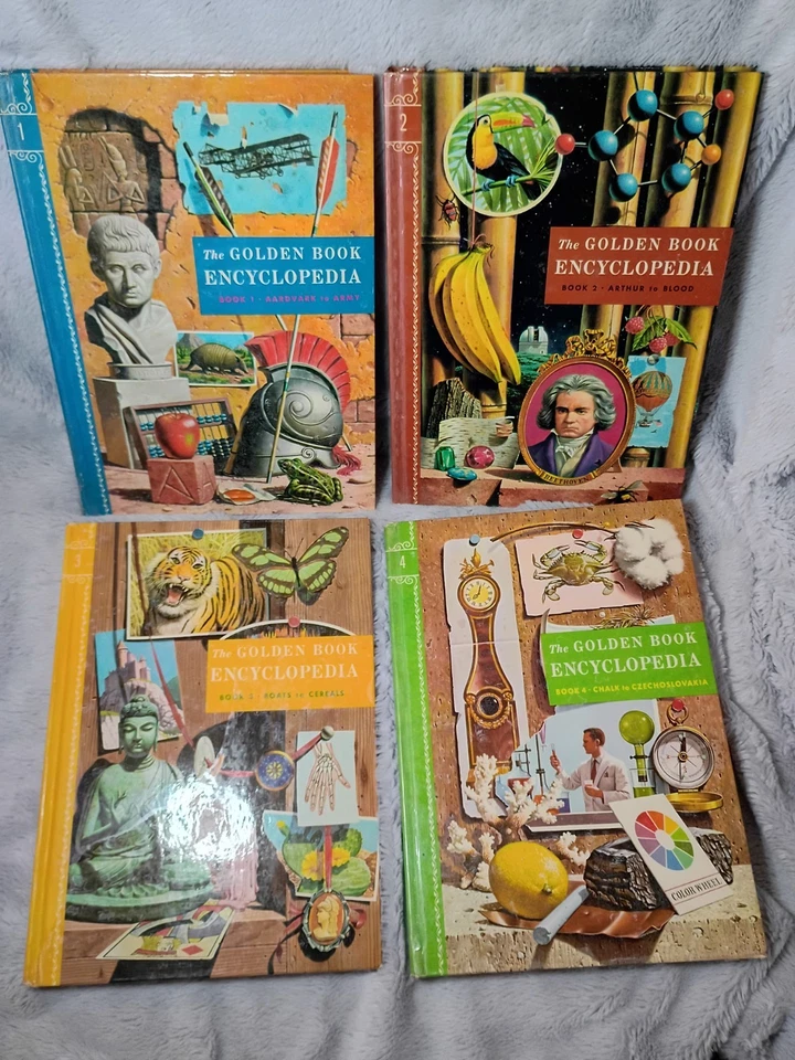 Vintage The Golden Book Encyclopedia 1959 Collection Volumes 1 - 16 Complete Set - Image 4 of 4