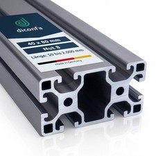 Aluprofil 40x80 Nut8 ITEM kompatibel Nutprofil Konstruktionsprofil Aluminium