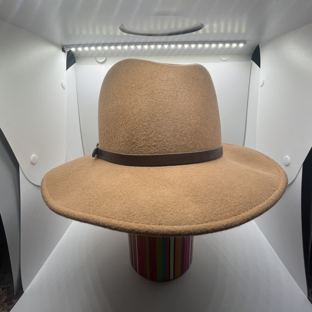 Gelso Bianco Made in Italy 100% wool pinched hat Fedora | eBay