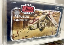 Star Wars Vintage Collection Republic Gunship AFA 90 Toys R Us Exclusive Sealed