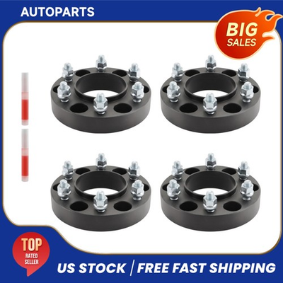 #ad 4x 1.25quot; 6x5.5 Hub Centric Wheel Spacers For 13 25 Ranger Bronco M12x1.5 93.1mm $87.88