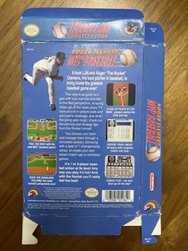 NES ROGER CLEMENS' MVP BASEBALL, by NINTENDO, Box Only