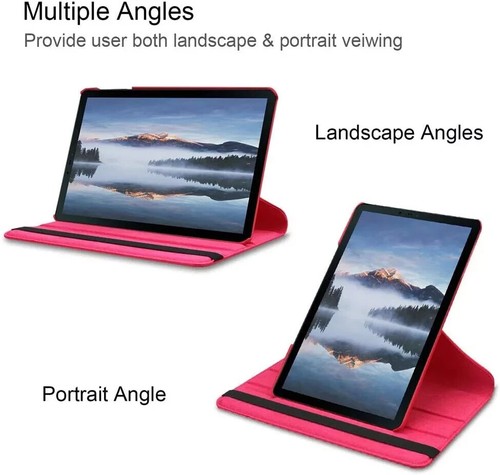 Samsung Tab A 10.5" SM-T590/T595 Leather Case - 360° Rotating Stand Cover - 第 25/54 張圖片