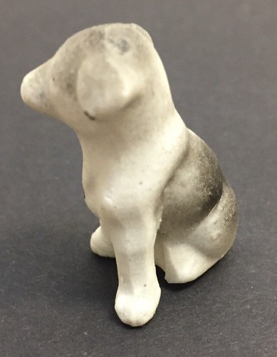 Vintage Miniature Porcelain Dog Figurine - Picture 5 of 6
