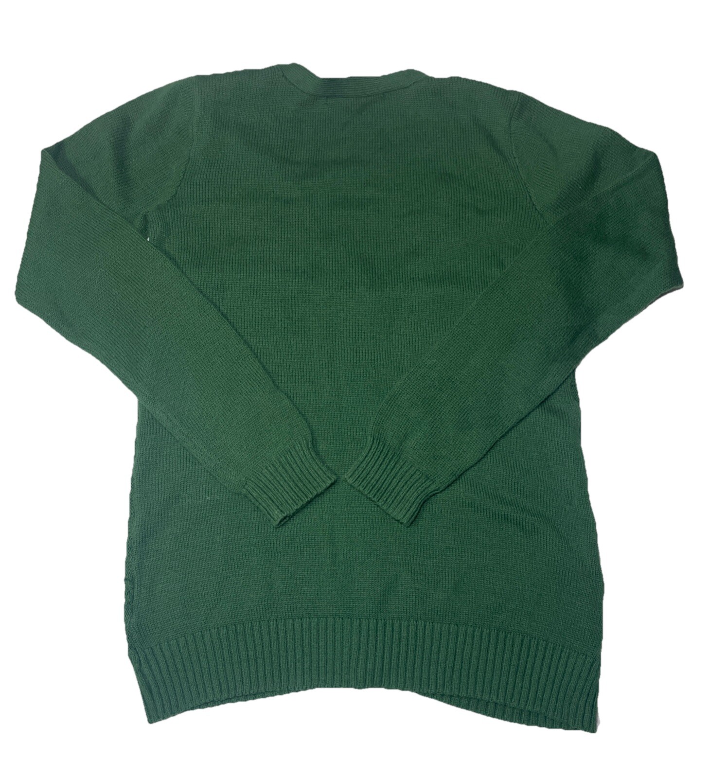 Basic Editions Deep Green Button Down Cardigan Sw… - image 7