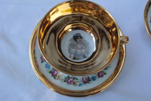 Tasses Limoges Napoléon & Joséphine Couple Impérial - Picture 2 of 5