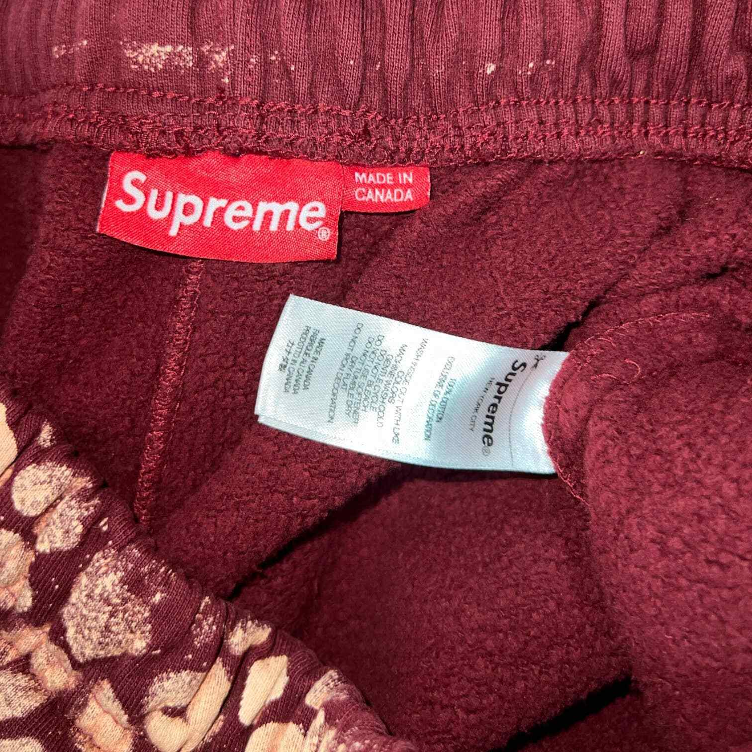 Supreme Bleached Leopard Sweatpants - image 4