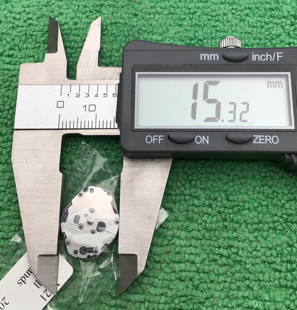 Hattori VJ21B Quartz Watch Movement With Stem, NOS | eBay