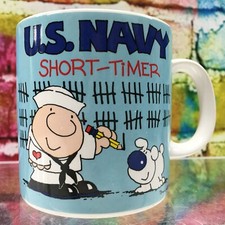 ZIGGY U.S. Navy Short-Timer Coffee Mug Tom Wilson Sailor Armed Forces Military