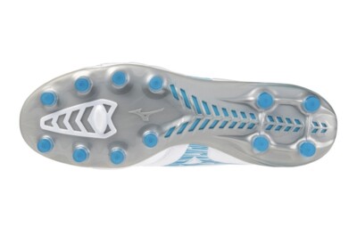 シューズ Mizuno MONARCIDA NEO III PRO P1GA242218 Mizuno MONARCIDA NEO 3 PRO P1GA2422 18 White/Blue Soccer Cleats