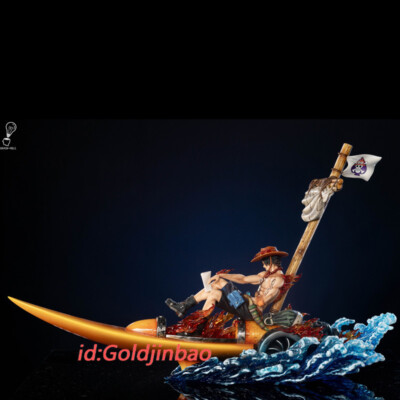 Brain-Hole Studio One Piece Boat Portgas·D·Ace Resin Statue In