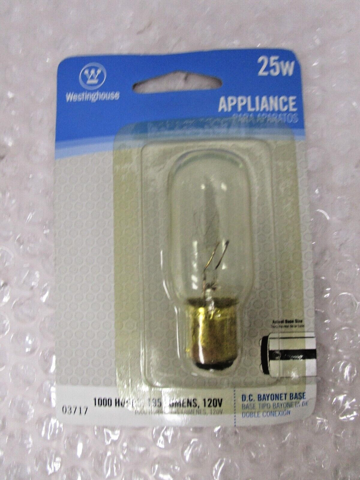 NEW WESTINGHOUSE 03717 LIGHTBULBS