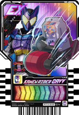 Kamen Rider Gavv Gotchard Ride Chemy card Phase EX02 RTX-242 GV