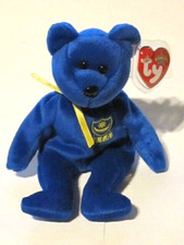 TY POMPEY the Bear Beanie Baby Collection Club Exclusive