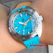 Tandorio 42mm NH35A Brushed Men's Automatic Watch 20bar Sapphire Date Luminous