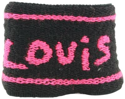 Louis Vuitton Stephen Sprouse Neon Pink Graffiti Wrist Band Gym